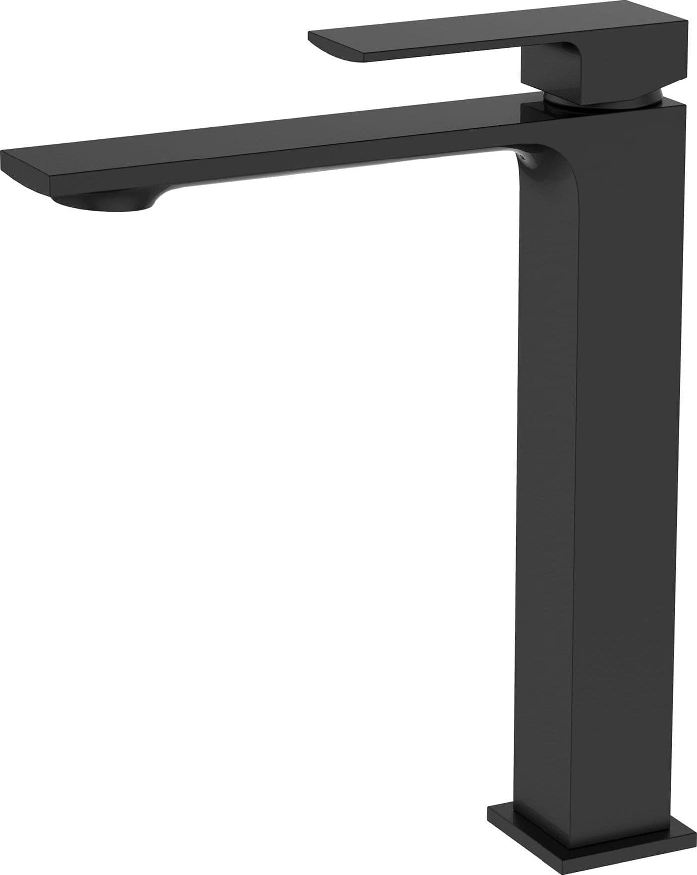 Miscelatore canna alta quadrato nero per lavabo design TBOL in Rubinetti per lavandini bagno Mondialshop - Parabiago, commercioVirtuoso.it