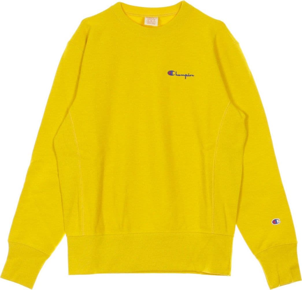 CHAMPION Felpa Girocollo Uomo Reverse Weave Yellow da uomo in Felpe senza cappuccio Drestige - Casamassima, commercioVirtuoso.it