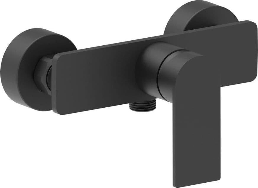 Miscelatore nero monocomando doccia Alpha nero con set (doccetta, flessibile e supporto) in Rubinetti per vasca Mondialshop - Parabiago, commercioVirtuoso.it