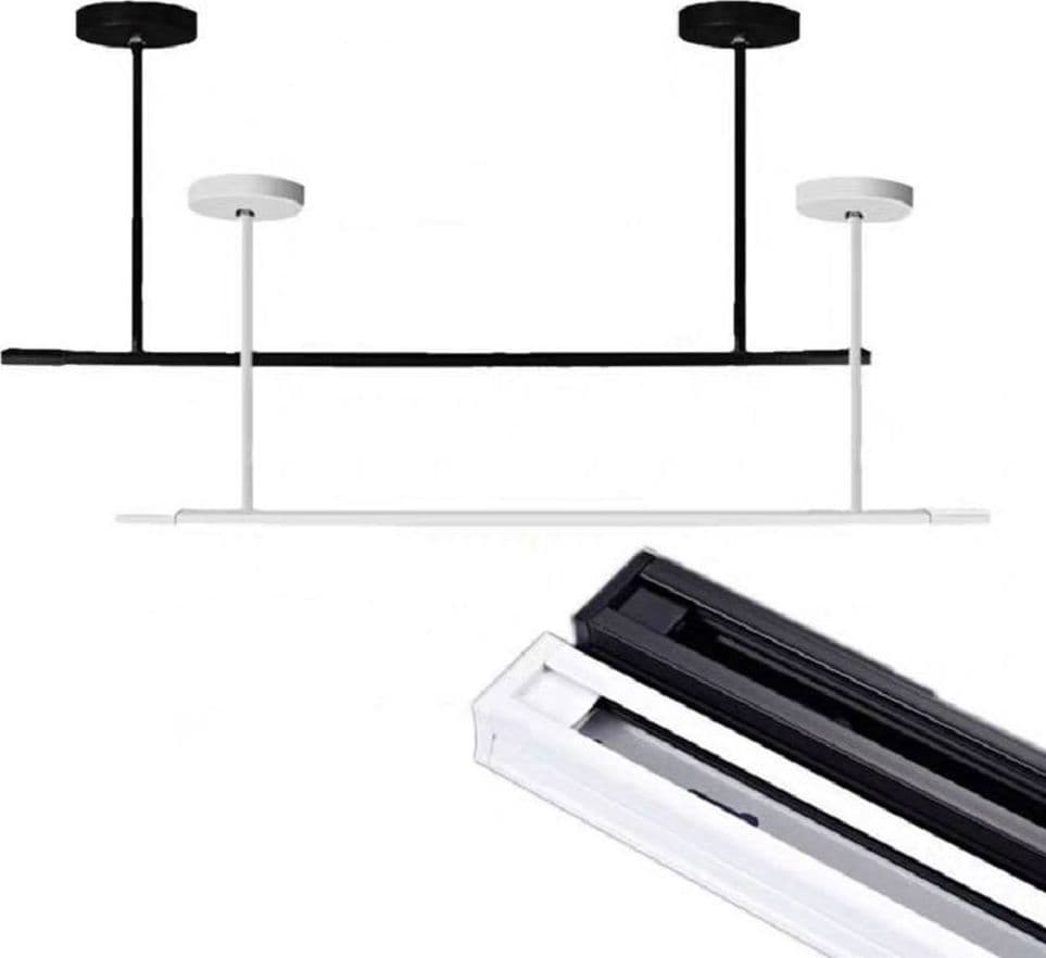 ASTA REGOLABILE PER FARETTI A BINARIO ELETTRICO STAFFA ILLUMINAZIONE 50CM T-50CM in Teste faretto per sistemi di illuminazione a cavo e su binario Trade Shop italia - Napoli, commercioVirtuoso.it