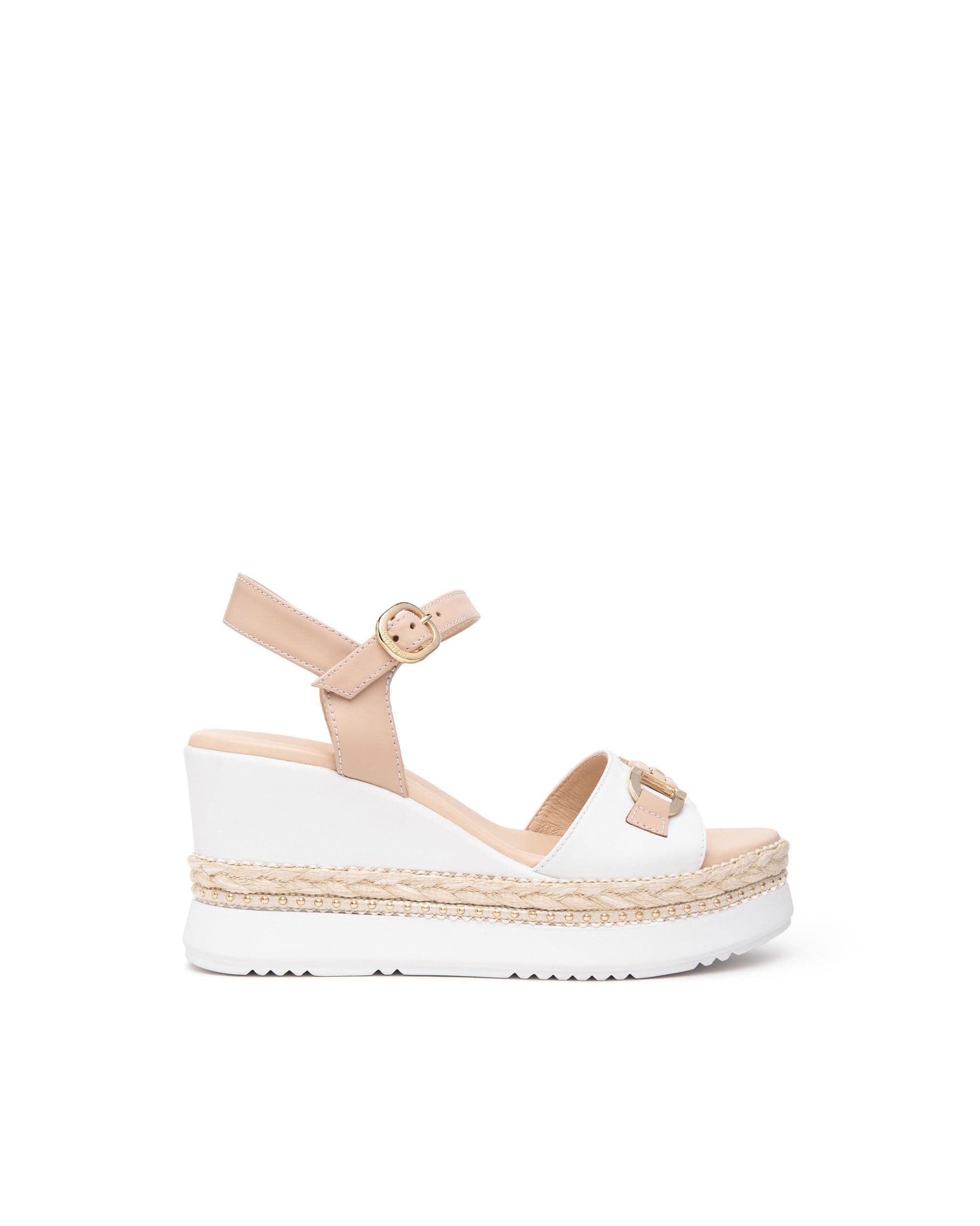 Nero Giardini sandali donna bianco con zeppa E513552D707 in Sandali moda Teresi Calzature - Marsala, commercioVirtuoso.it