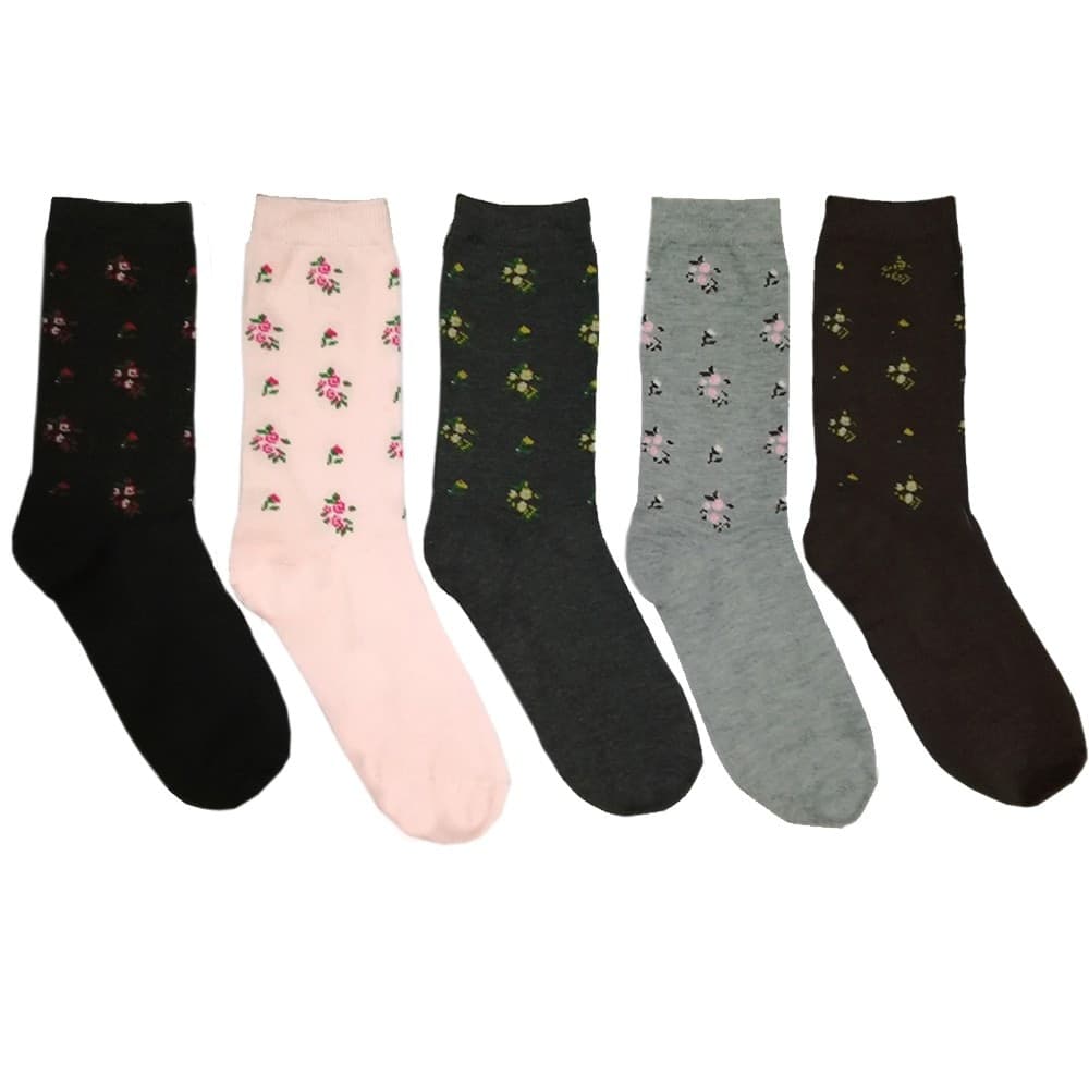 12-Paia-Di-Calzini-Donna-Mezza-Gamba-In-Cotone-Misura-Da-35-A-40-Pw-1667