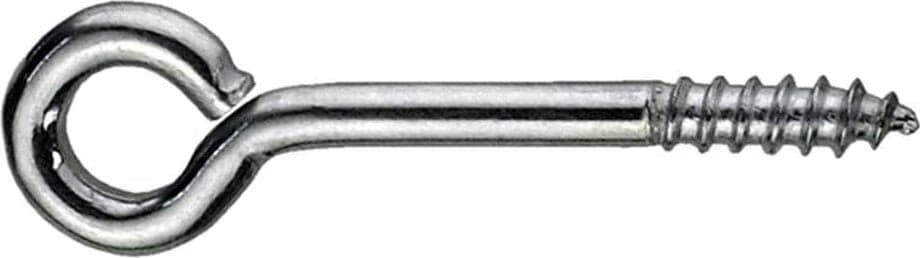 12-PEZZI---OCCHIOLI-FILETTATI-ZINCATI-PER-LEGNO-1,8x6x3MM