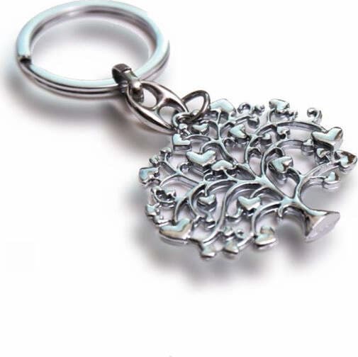 12 PORTACHIAVI PORTA CHIAVE BOMBONIERE ALBERO DELLA VITA CONFETTATA SEGNAPOSTO