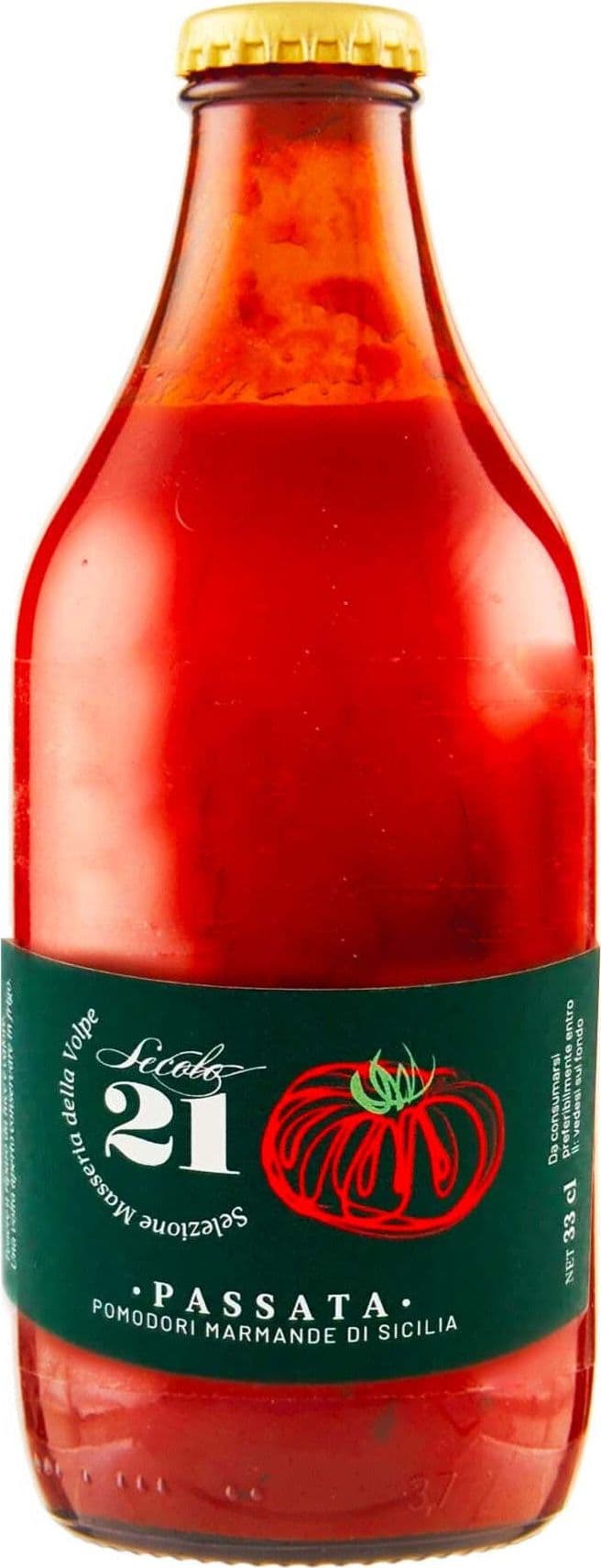 12 pz. Salsa di pomodoro Marmande di Sicilia 33 cl. Cad. Sugo di Pomodoro Artigianale Italiano Prodotto 100% in Sicilia Secollo21