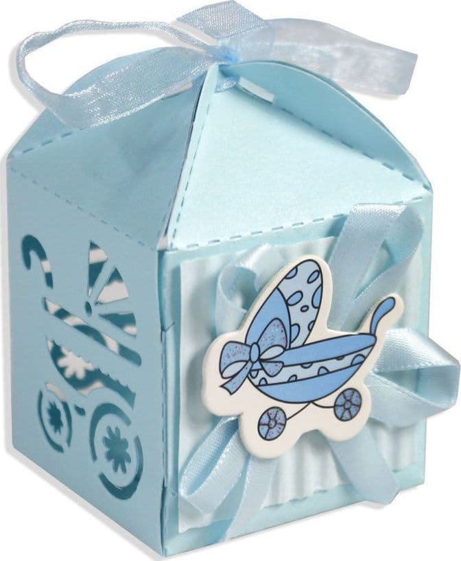 12 Scatoline Porta Confetti Nascita Battesimo Bomboniera Azzurro Bimbo Maschio Casa e cucina/Hobby creativi/Materiali per hobby creativi/Forniture per feste/Bomboniere Trade Shop italia - Napoli, Commerciovirtuoso.it