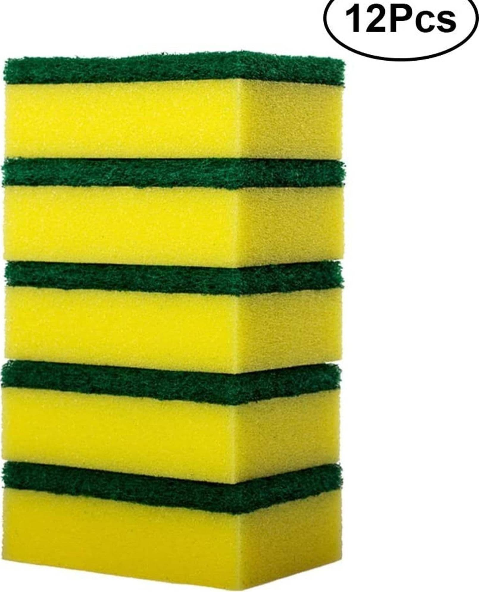 12 Spugna Per Lavare Piatti Spugnetta Con Retina Giallo Verde Graffietta Cucina Casa, arredamento e bricolage > Cucina > Accessori cucina Trade Shop italia - Napoli, Commerciovirtuoso.it