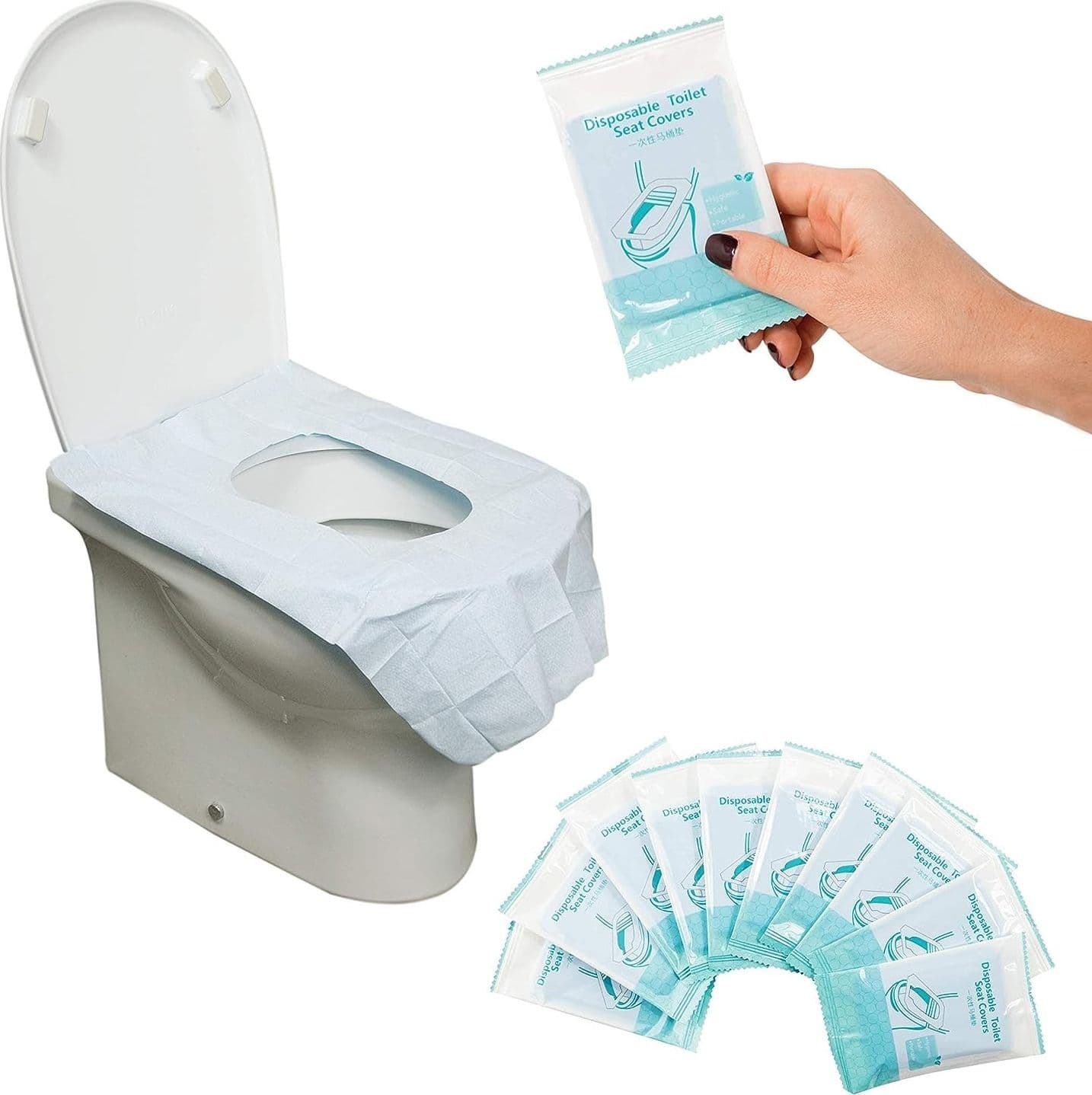 120 COPRIWATER WC CARTA MONOUSO COPRI WATER PROTEZIONE IGIENICI TOILETTE BAGNO Trade Shop italia - Napoli, Commerciovirtuoso.it