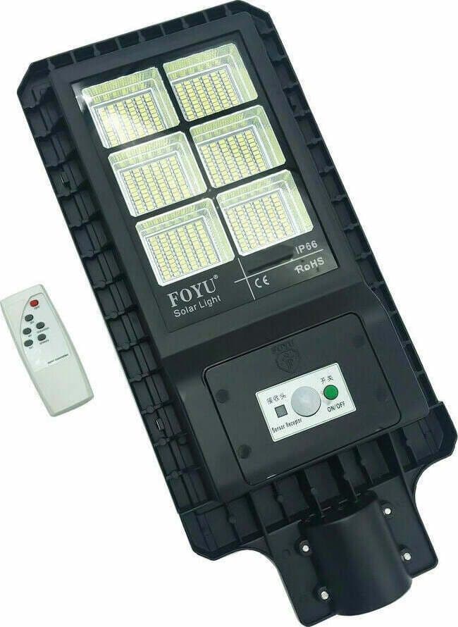 120W Lampione Stradale led Con Pannello Solare Integrato Crepuscolare ip66 Illuminazione/Illuminazione per esterni/Proiettori Zencoccostore - Formia, Commerciovirtuoso.it
