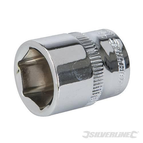 Chiave inserto a bussola metrico esagonale 1/4" Silverline meccanica Silverline