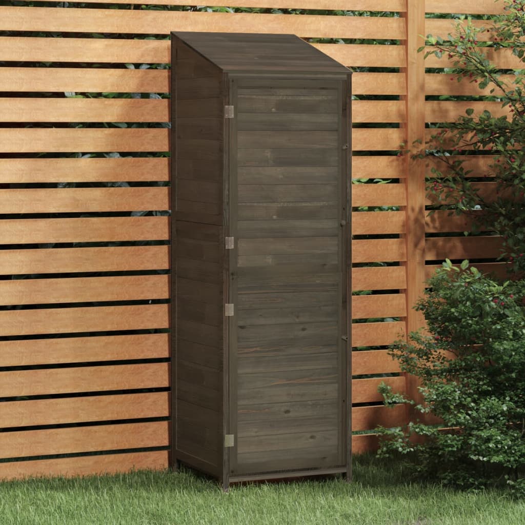 Capanno Porta Attrezzi Giardino Antracite Legno Massello Abete 55x52x174,5cm in Capanni Esplodia - Napoli, commercioVirtuoso.it