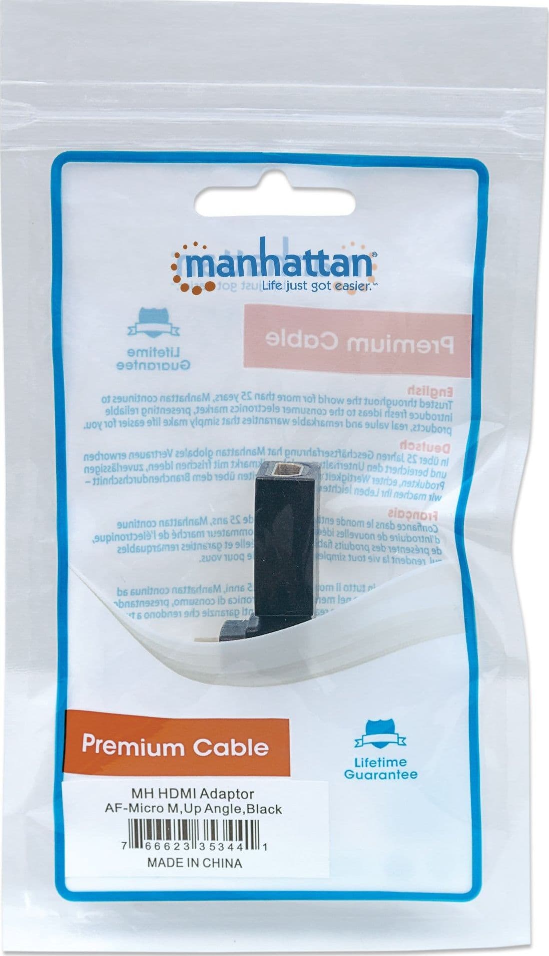 Adattatore HDMI A Femmina / Micro D Maschio Angolato Nero in Cavi HDMI Scontolo.net - Potenza, commercioVirtuoso.it