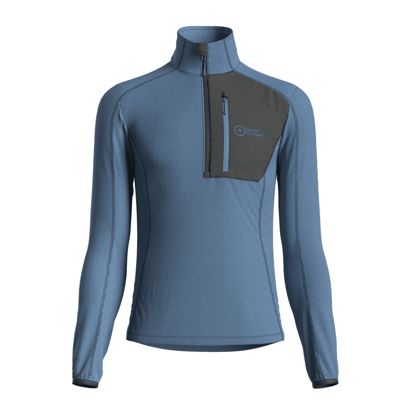 Great Escapes ADAMELLO lady light fleece halfa zip stellar in Felpe senza cappuccio 3A Moda Mare Sport - Bellaria Igea Marina, commercioVirtuoso.it