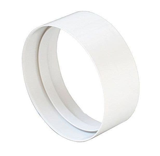 First 100mm giunto bianco FF per tubi tondi aerazione cappa in Canalizzazioni Aloiserw.com - Altomonte, commercioVirtuoso.it