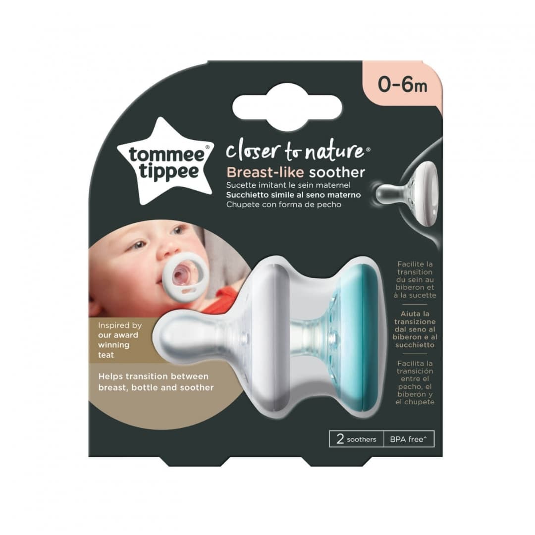 Succhietti Breast Like Tommee Tippee Bianco/Azzurro in Succhietti La Casa Del Bebè - Napoli, commercioVirtuoso.it
