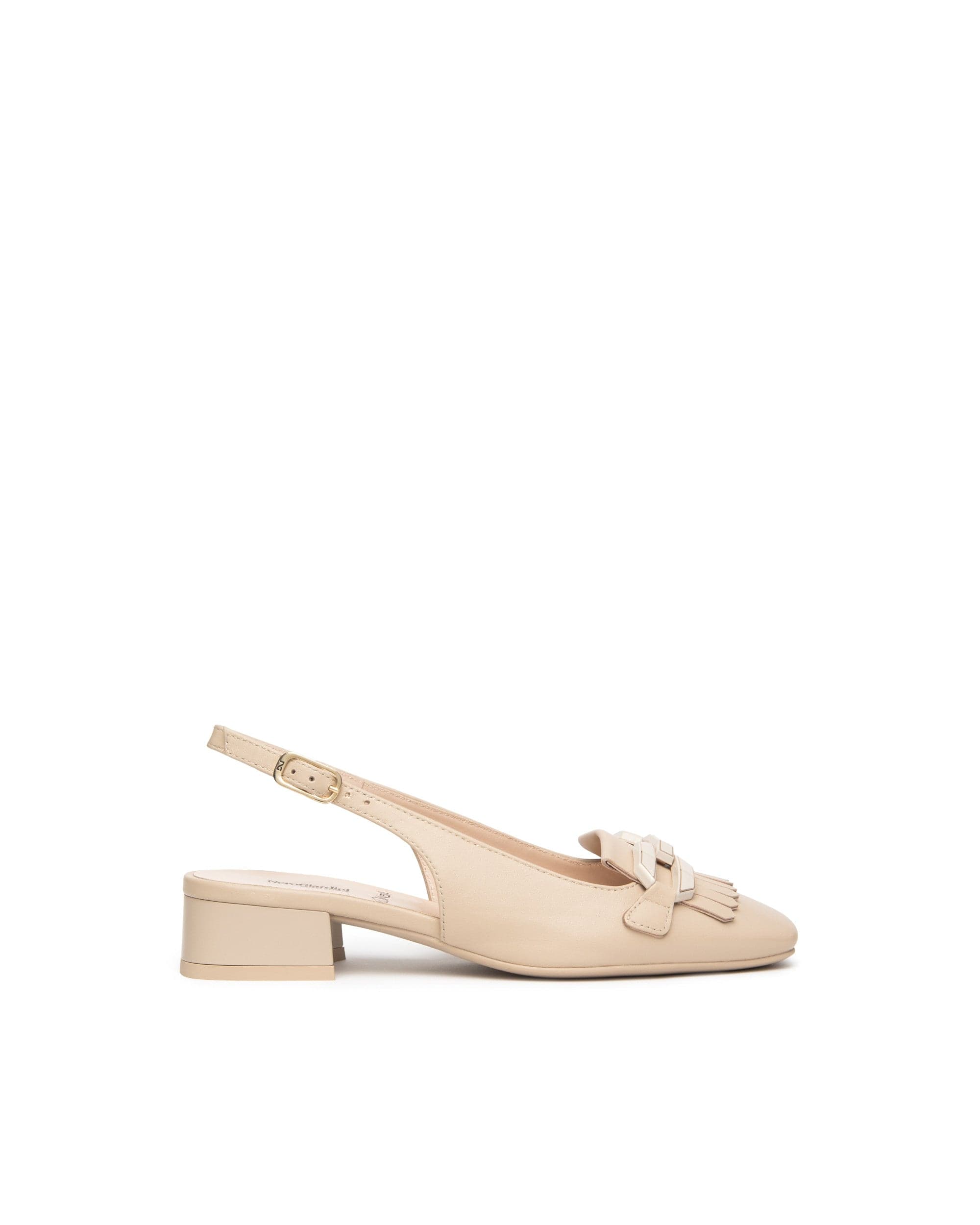 Nero Giardini slingback donna in nappa col. lino E615500D453 in prodotto Teresi Calzature - Marsala, commercioVirtuoso.it