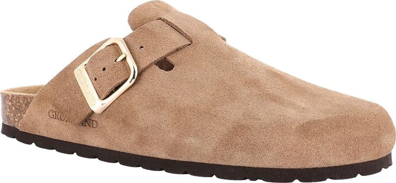 Grunland Sabot da donna Sara in crosta col. tortora CB2609 in prodotto Teresi Calzature - Marsala, commercioVirtuoso.it