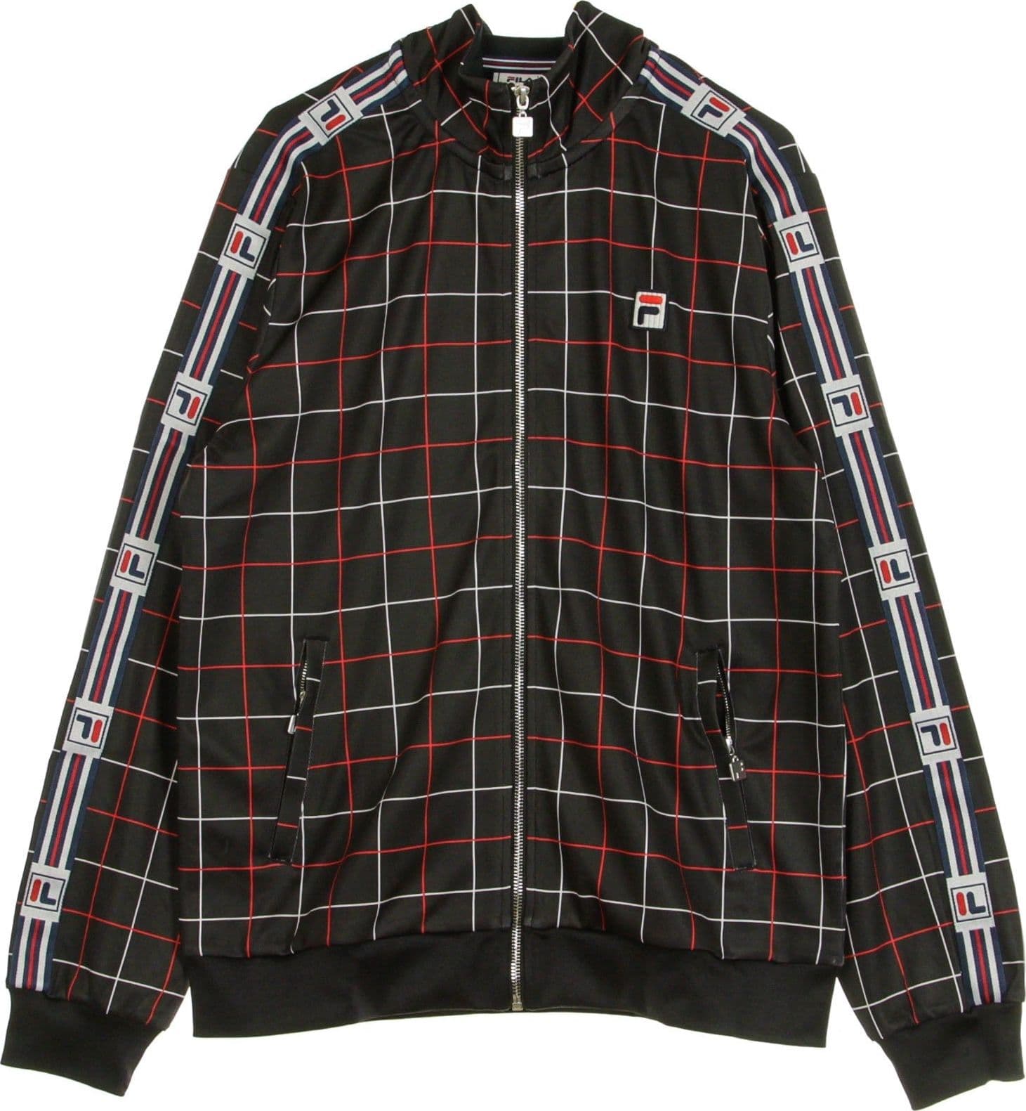 FILA Giacca Tuta Uomo Waite Aop Tj Black Check Allover da uomo in Tute da ginnastica Drestige - Casamassima, commercioVirtuoso.it