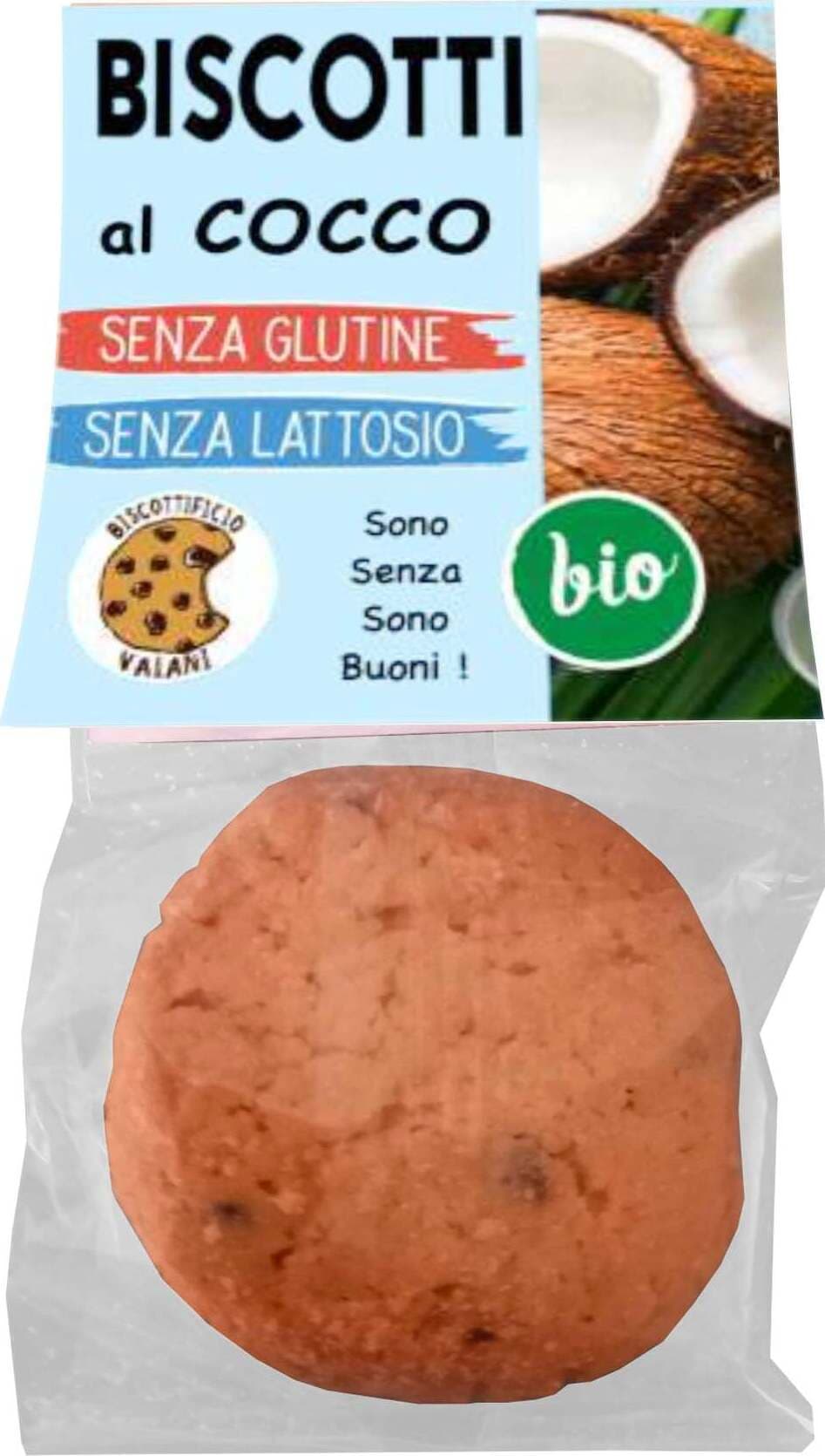 15 Pacchetti Di Biscotti Senza Glutine E Senza Lattosio (consegna gratuita ) Di 35g Al Cocco Biscottificio Artigianale Vaiani