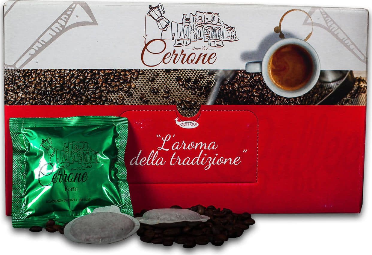150 Cialde Caffè compatibili ESE 44mm Miscela Forte Robusta Caffe Cerrone Since '51 7,7 gr box 150pz in Cialde di caffè compatibili ESE 44 mm Caffè Cerrone - Santa Maria Capua Vetere, commercioVirtuoso.it