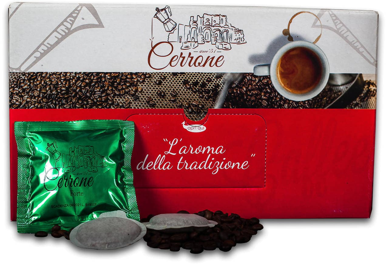 150 Cialde Caffè compatibili ESE 44mm Miscela Forte Robusta Caffe Cerrone Since '51 7,7 gr box 150pz in Cialde di caffè compatibili ESE 44 mm Caffè Cerrone - Santa Maria Capua Vetere, commercioVirtuoso.it