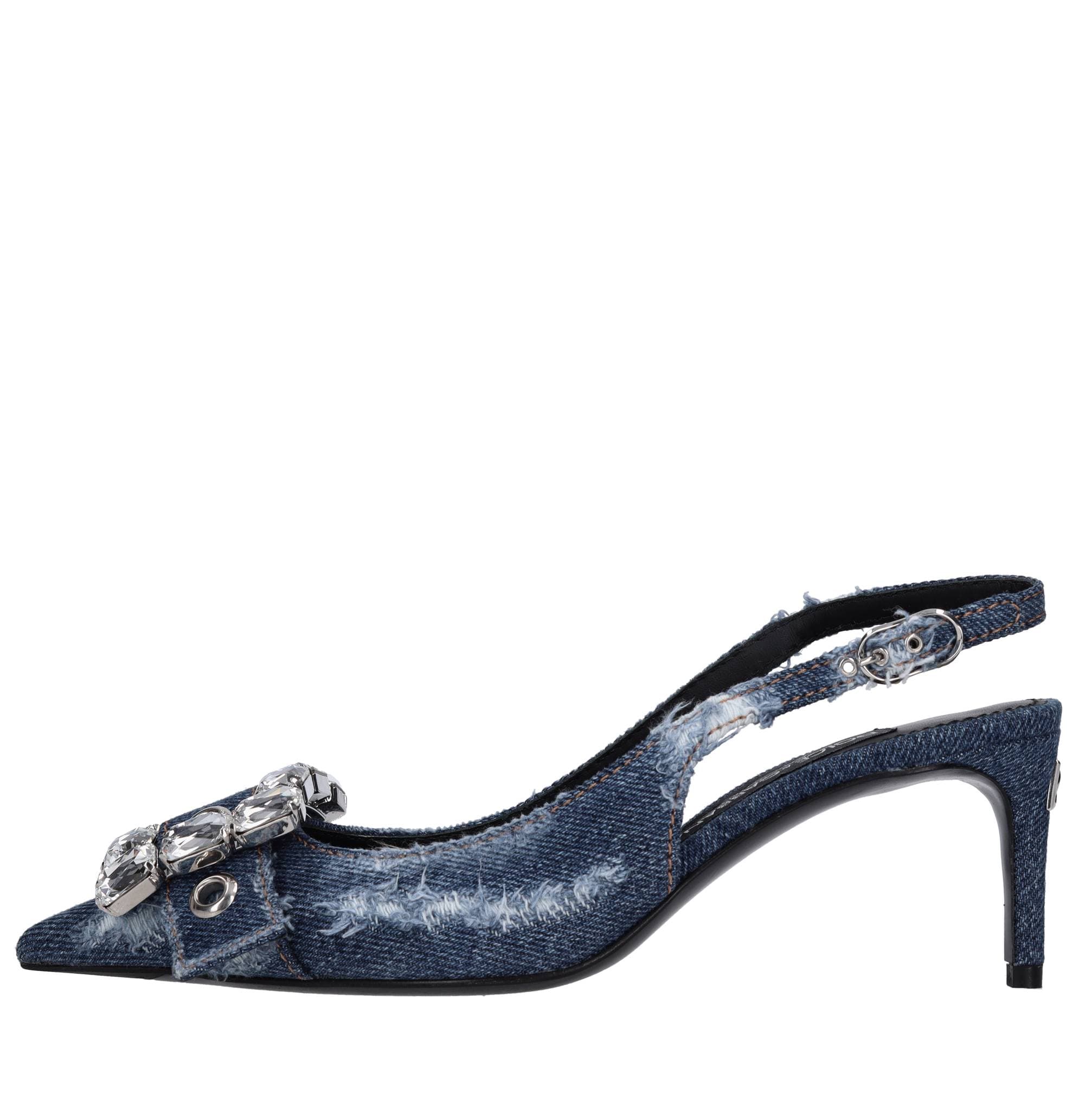 Dolce & Gabbana Scarpe con Tacco Denim da donna in Scarpe col tacco Drestige - Casamassima, commercioVirtuoso.it