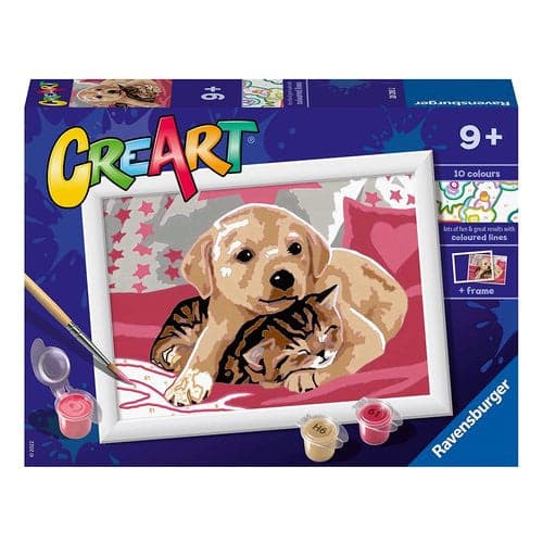 Gioco creativo Ravensburger 20210 CREART Amici Sulla Coperta in Dipingere con i numeri Scontolo.net - Potenza, commercioVirtuoso.it