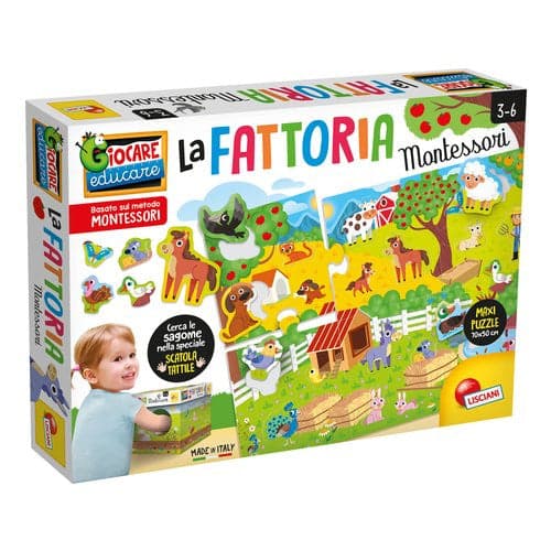 Prescolare La Fattoria Lisciani 95179 MONTESSORI in Flash Card Scontolo.net - Potenza, commercioVirtuoso.it
