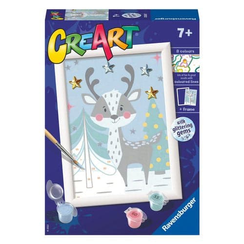 Gioco creativo Ravensburger 20260 CREART Cervo Stellato in Dipingere con i numeri Scontolo.net - Potenza, commercioVirtuoso.it