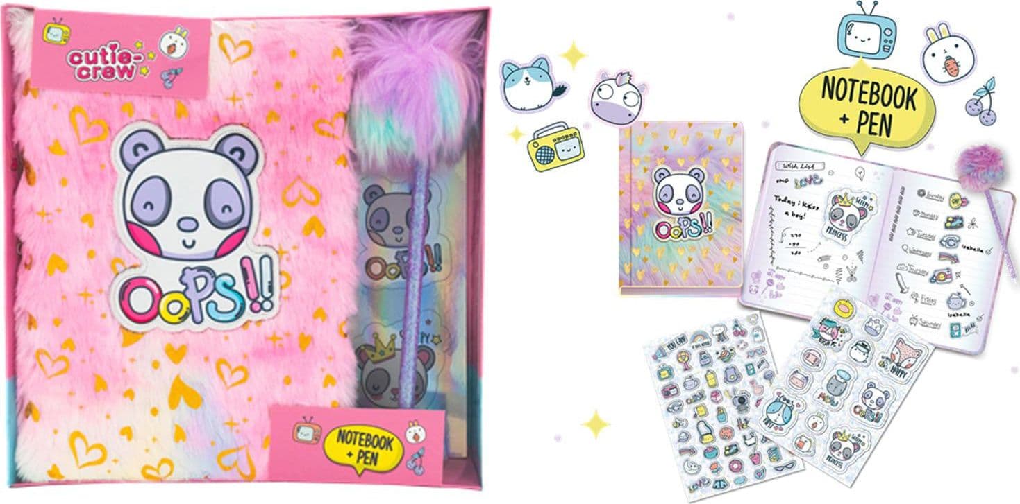 Cutie Crew Diario e Penna con PonPon in Kit di pittura Scontolo.net - Potenza, commercioVirtuoso.it