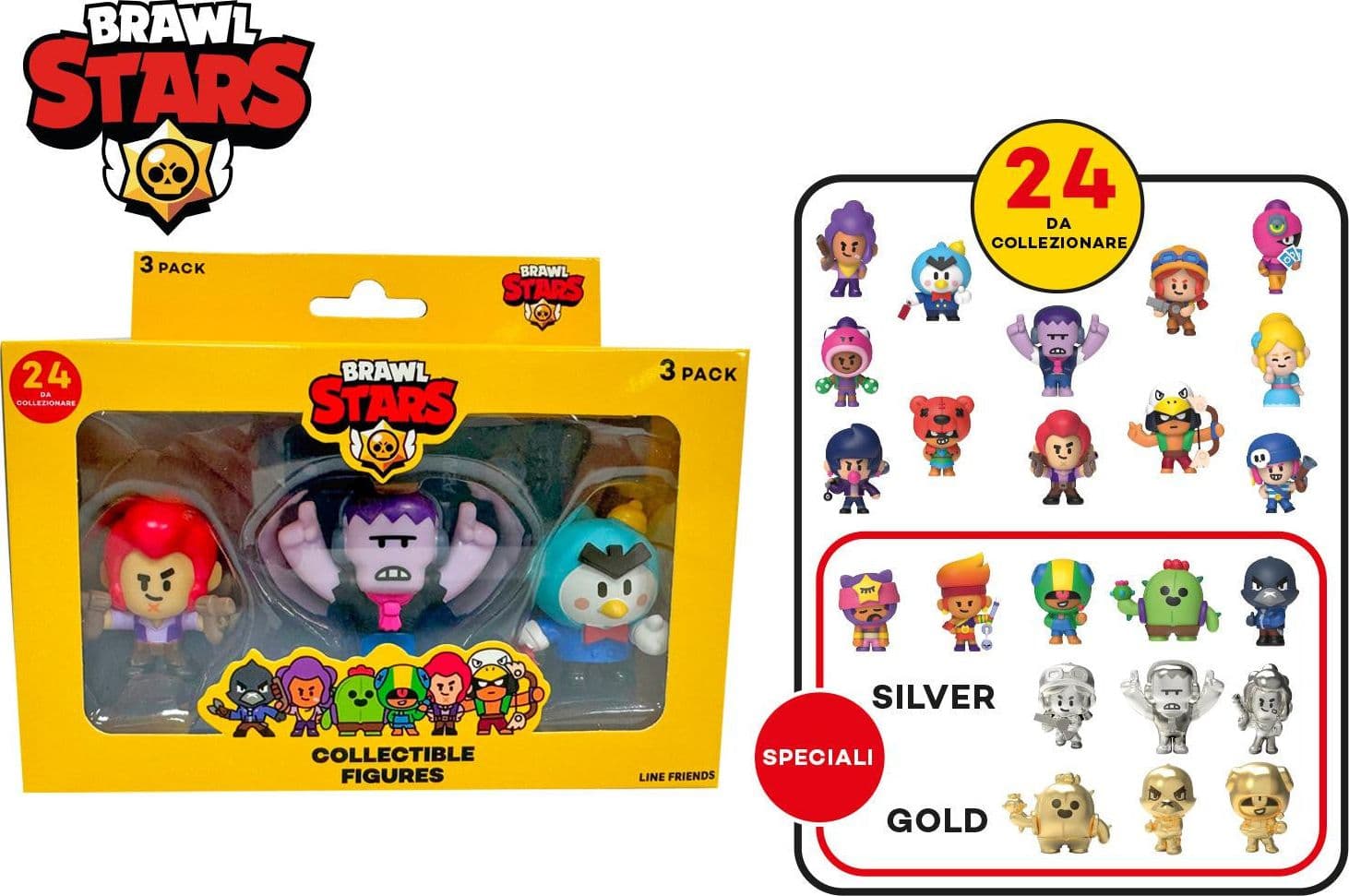 Brawl Stars pack 3 personaggi in Personaggi d'azione Scontolo.net - Potenza, commercioVirtuoso.it