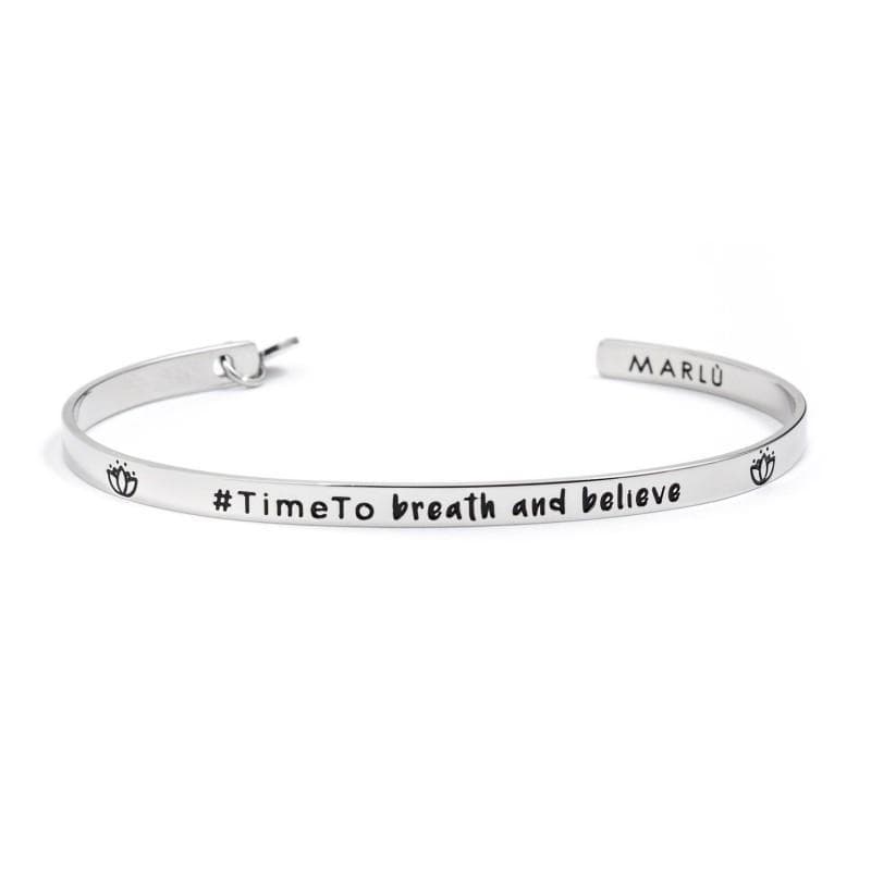 Marlù BRACCIALE RIGIDO Breath and believe in Bracciali Alba Gioielli - Casoria, commercioVirtuoso.it