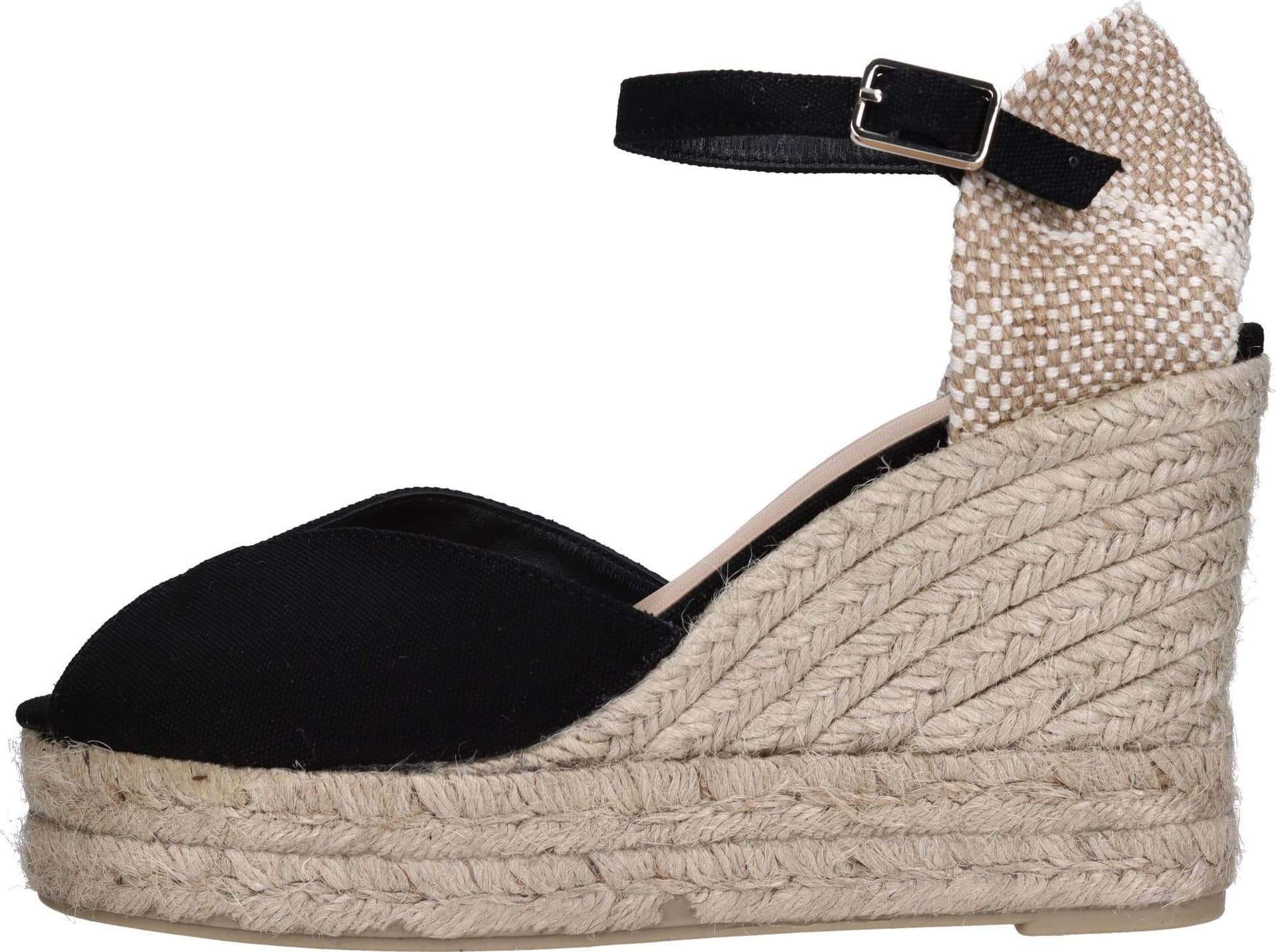Castaner Scarpe con Tacco Nero da donna in Espadrillas basse Drestige - Casamassima, commercioVirtuoso.it