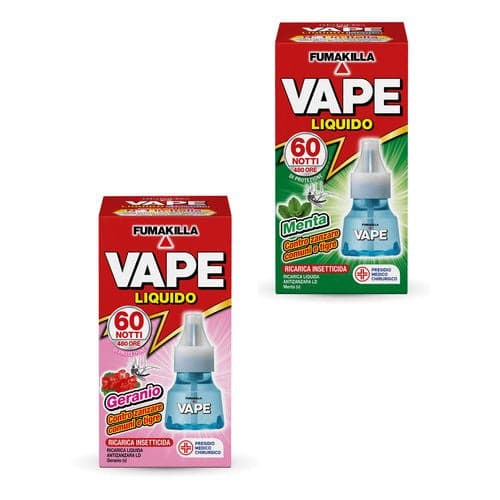 Insetticida Vape GA2015700 Zanzare Geranio/Menta 60 notti Assortito in Zanzare Scontolo.net - Potenza, commercioVirtuoso.it