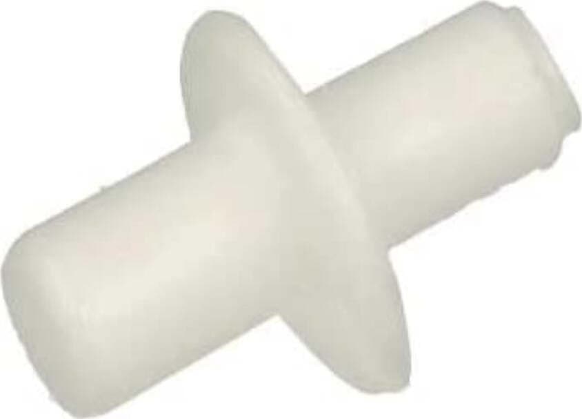 16-PEZZI---REGGIPIANI-IN-NYLON-CON-FLANGIA-E-PERNO-Ø5MM---COLORE-BIANCO