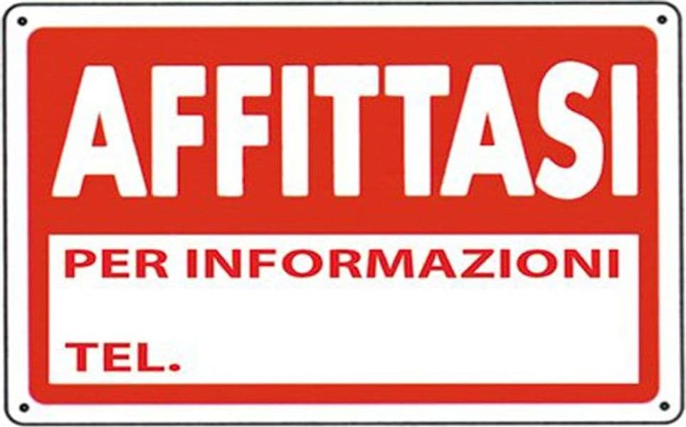 Cartello 20X30cm affittasi in Segnaletica antinfortunistica Aloiserw.com - Altomonte, commercioVirtuoso.it