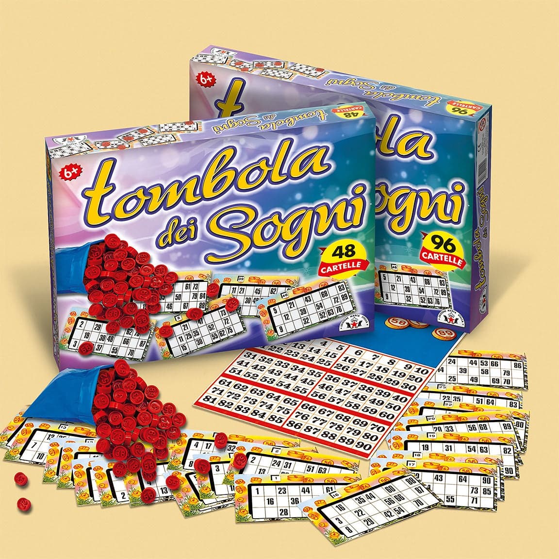 Tombola dei Sogni 96 Cartelle in Bingo Save The Money - Rimini, commercioVirtuoso.it