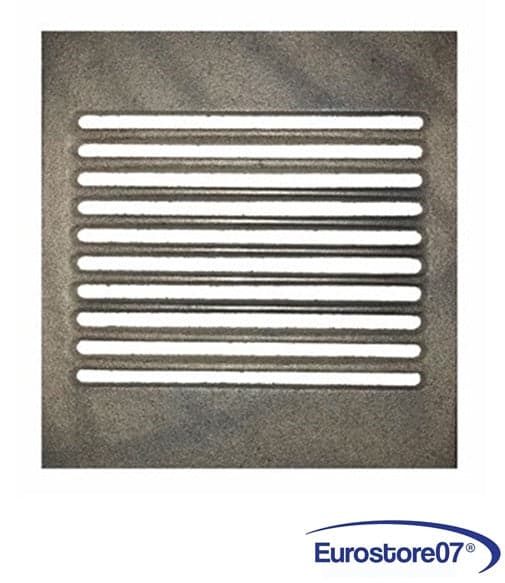 GRIGLIA IN GHISA PER CUCINA A LEGNA - CAMINETTO - BARBECUE CENERE 260 x 285 mm. in prodotto EuroStore07 - Alatri, commercioVirtuoso.it