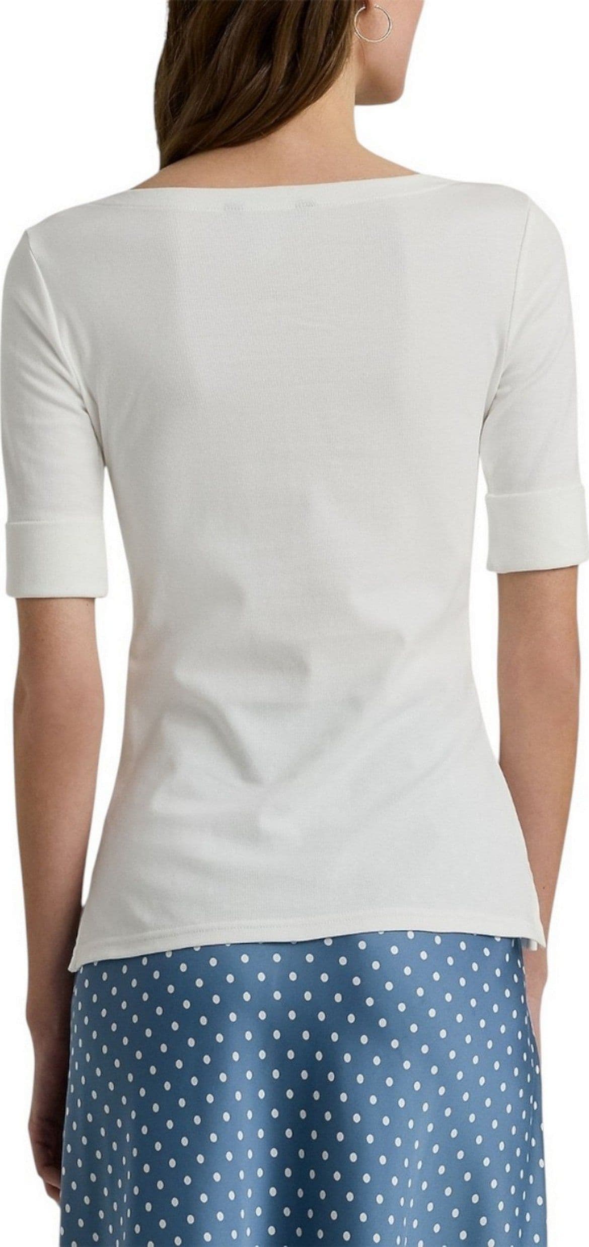 Ralph Lauren T-shirt e Polo Bianco da donna in T-shirt Drestige - Casamassima, commercioVirtuoso.it