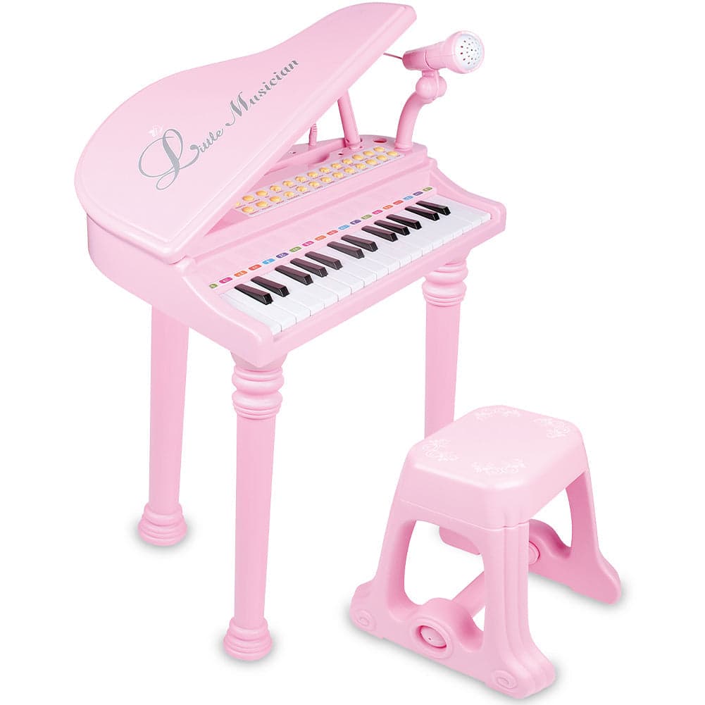 Pianoforte per Bambini 31 Tasti con Sgabello Microfono Luci Funzioni Educative Rosa in Pianoforti e tastiere Danyx - Casoria, commercioVirtuoso.it