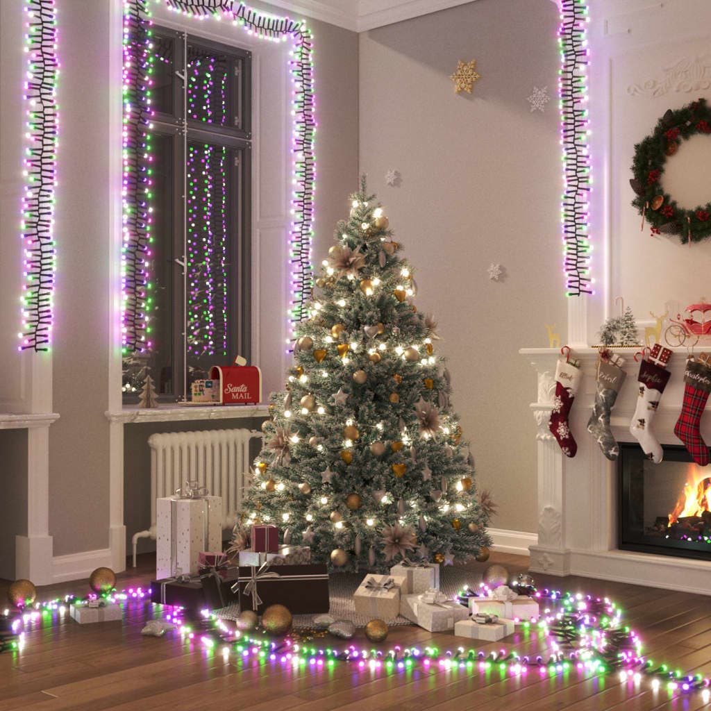 Stringa LED 2000 LED Pastello Multicolore 17 m con 8 Funzioni per Esterni in Catene luminose Esplodia - Napoli, commercioVirtuoso.it