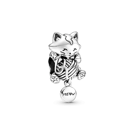 Pandora charm Gattino e Gomitolo in Bead Charm Alba Gioielli - Casoria, commercioVirtuoso.it