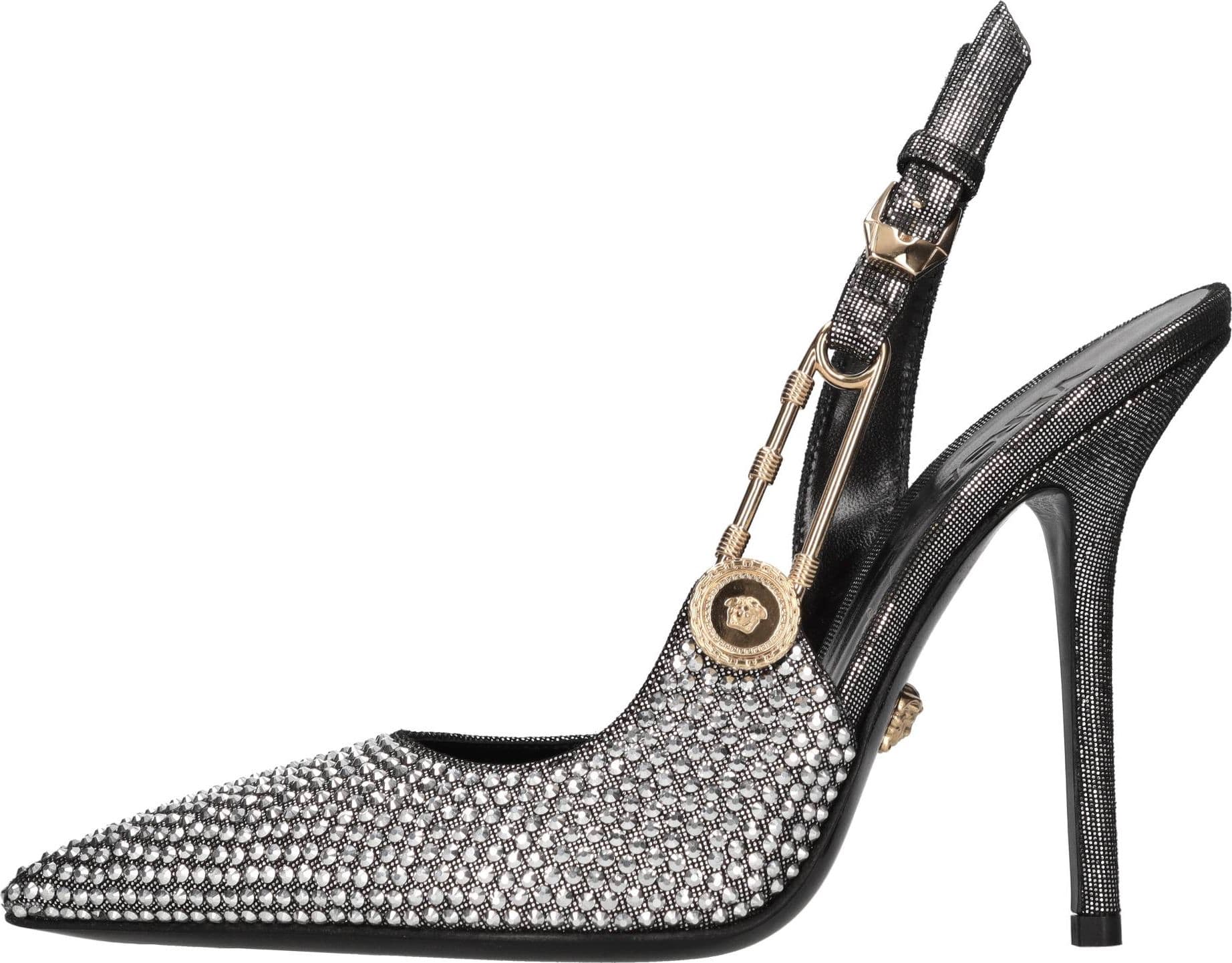Versace Scarpe con Tacco Argento da donna in Scarpe col tacco Drestige - Casamassima, commercioVirtuoso.it