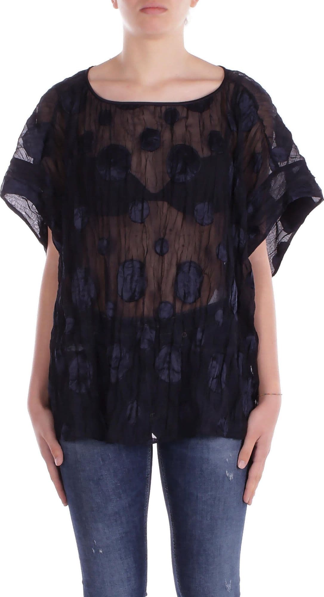 Emporio Armani Top Blue da donna in T-shirt Drestige - Casamassima, commercioVirtuoso.it