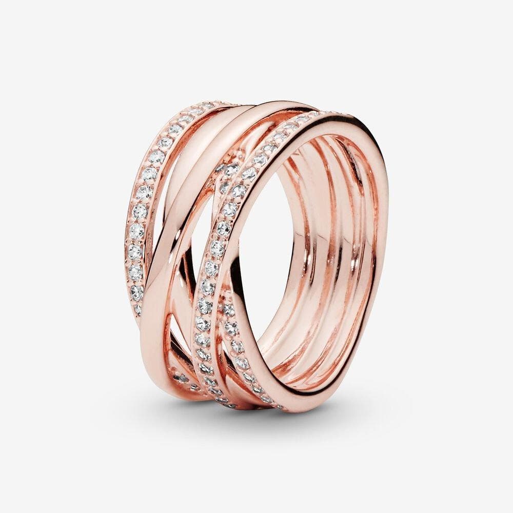 Pandora Anello Linee lucide e scintillanti in Anelli Alba Gioielli - Casoria, commercioVirtuoso.it