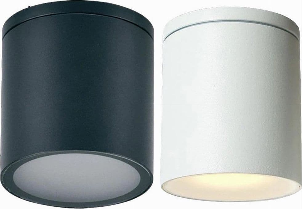 APPLIQUE DA SOFFITTO A CILINDRO ESTERNO MODERNO LAMPADA PLAFONIERA GU10 IP54 H94 in Faretti da soffitto Trade Shop italia - Napoli, commercioVirtuoso.it