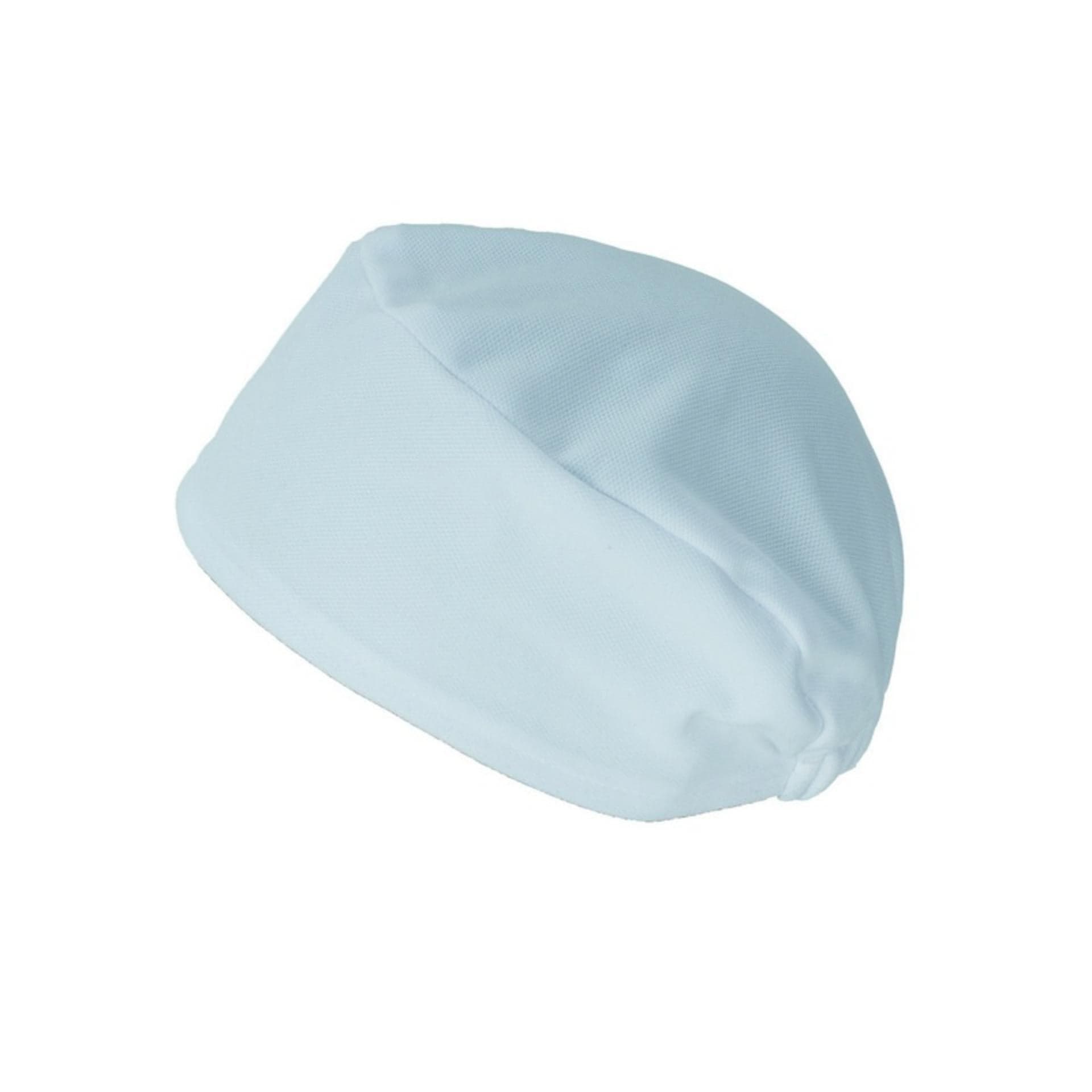 Bandana Nettuno Bianco Copricapo Cuoco Elasticizzato Traspirante in Giacche da chef Dresswork - Como, commercioVirtuoso.it