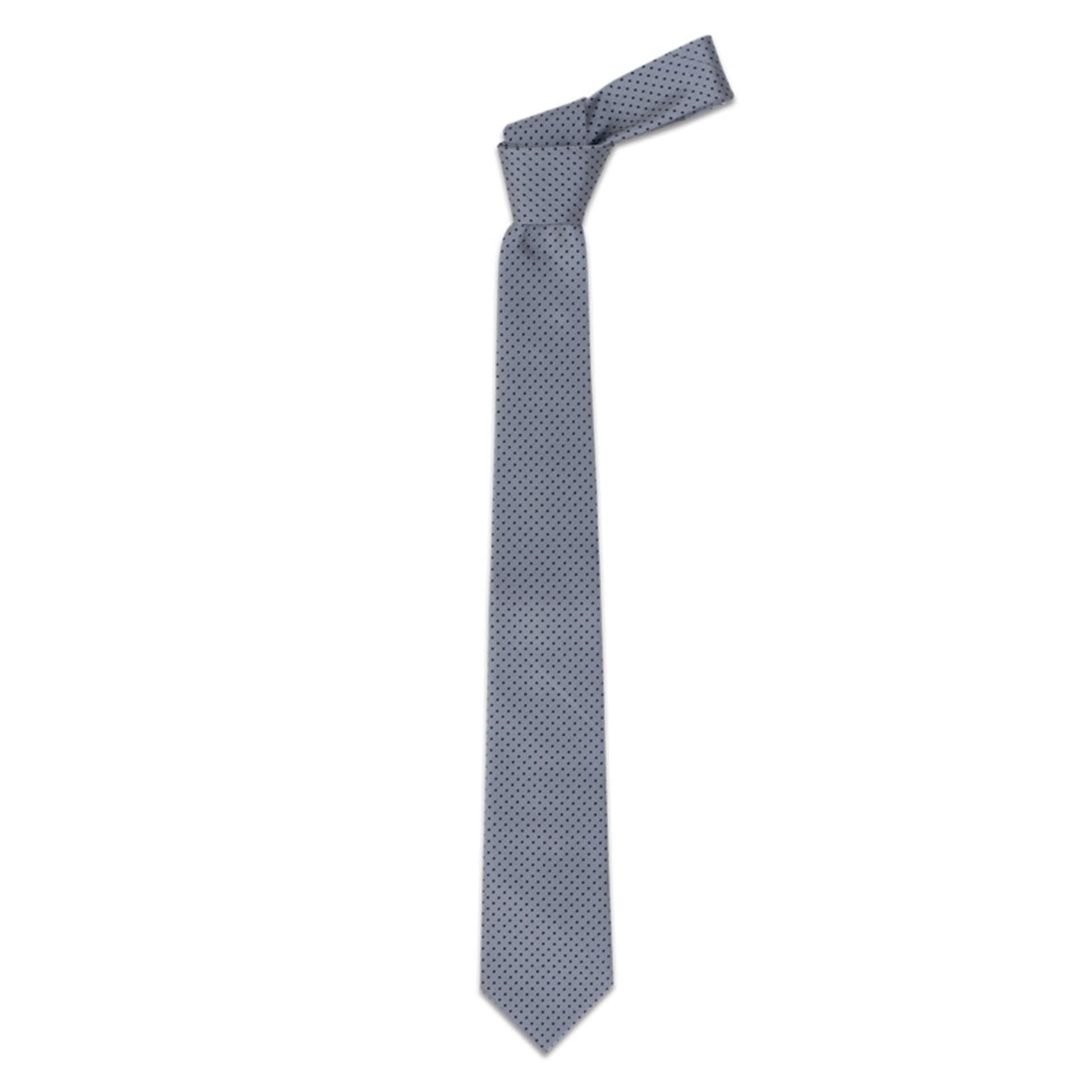 Cravatta Classica Pois Grigio in Cravatte Dresswork - Como, commercioVirtuoso.it