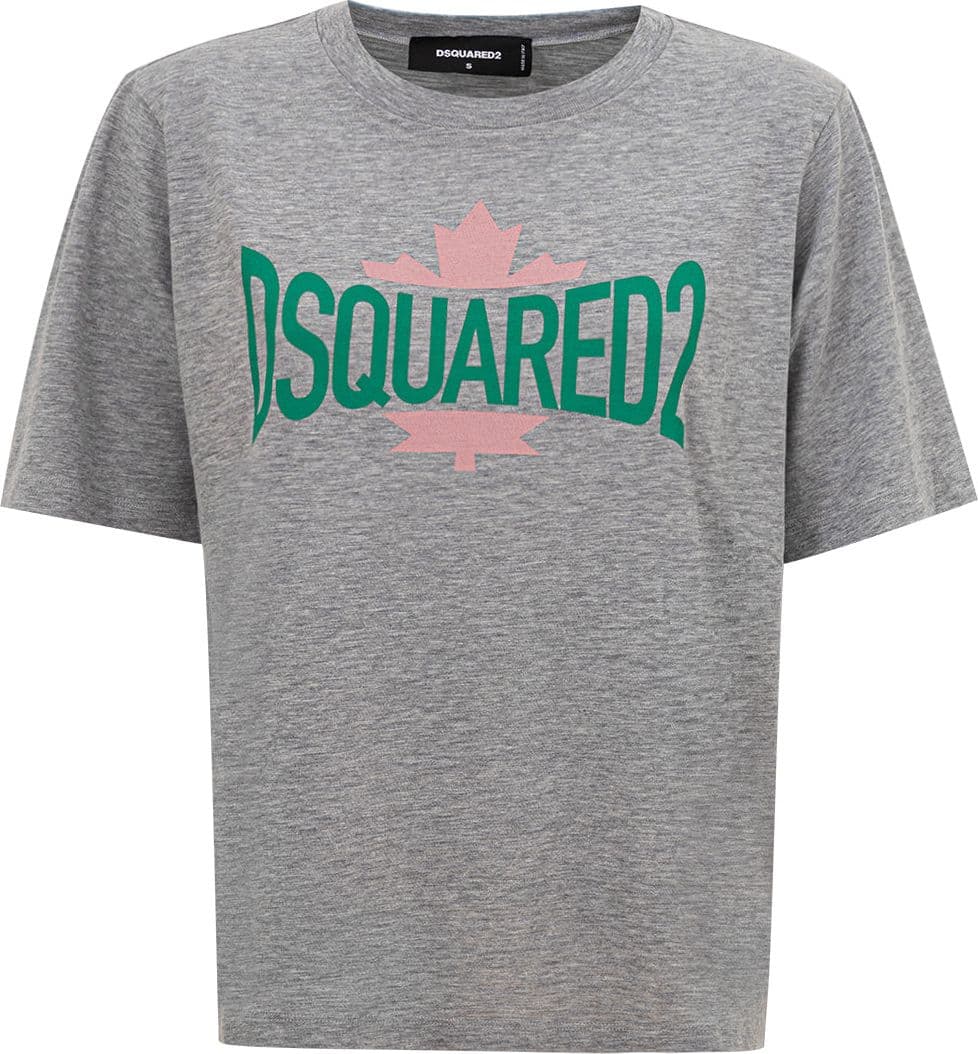 DSQUARED2 T-Shirt Grigia Melange Dsquared2 da donna in T-shirt Drestige - Casamassima, commercioVirtuoso.it