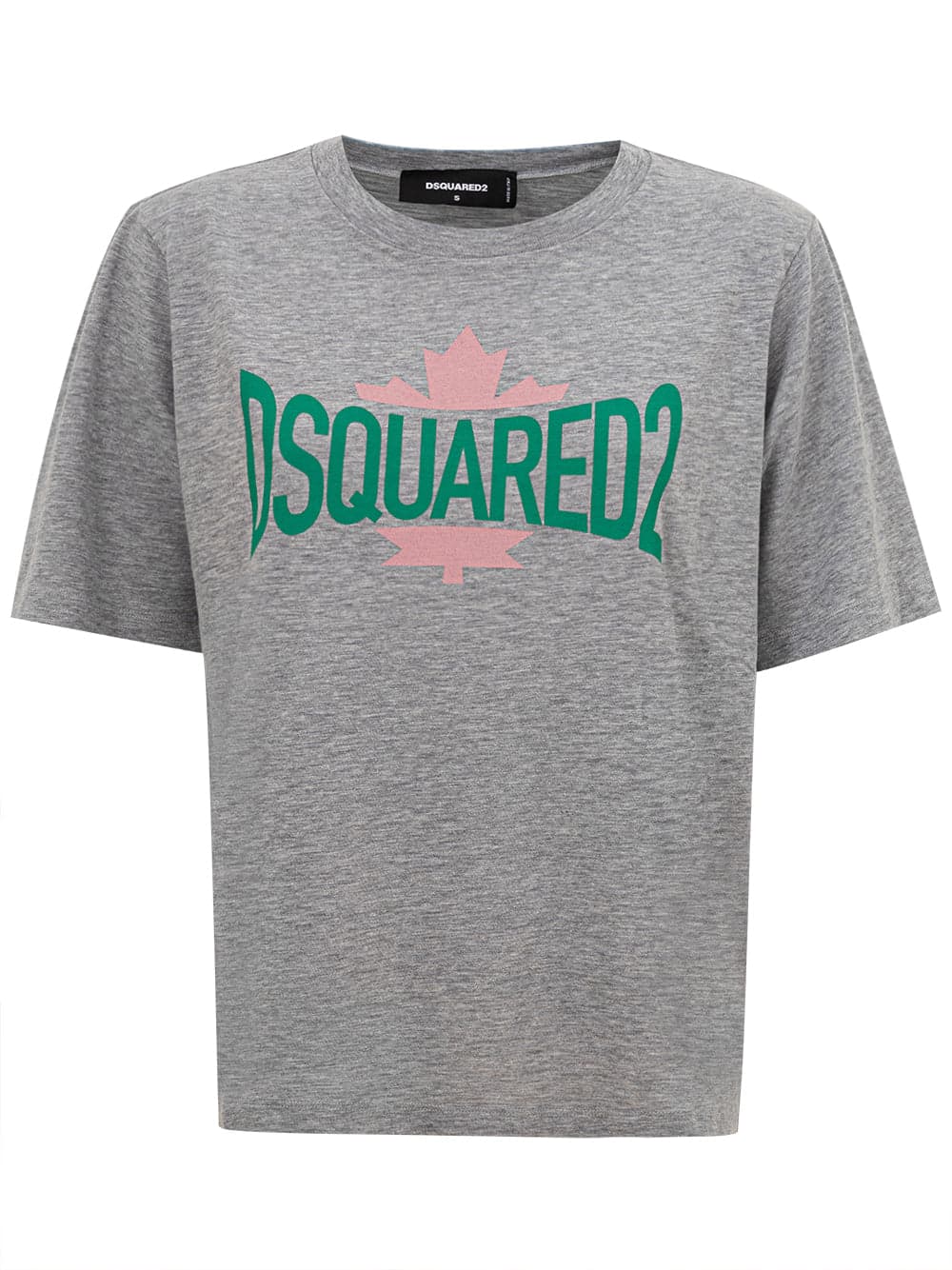 DSQUARED2 T-Shirt Grigia Melange Dsquared2 da donna in T-shirt Drestige - Casamassima, commercioVirtuoso.it